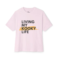 Camiseta extragrande "Kooky Life", ropa informal, camiseta con gráficos divertidos, camiseta unisex, ropa de diario, regalo para amigos.