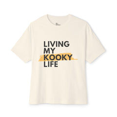 Camiseta extragrande "Kooky Life", ropa informal, camiseta con gráficos divertidos, camiseta unisex, ropa de diario, regalo para amigos.