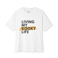 Camiseta extragrande "Kooky Life", ropa informal, camiseta con gráficos divertidos, camiseta unisex, ropa de diario, regalo para amigos.