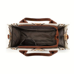 Bolso de mano estilo occidental para mujer, estilo bohemio, estilo azteca, bandolera