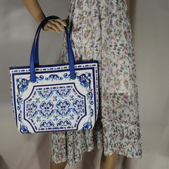 Bolsos de diseñador de lujo, bolsos de diseñador, bolso grande de equipaje de gran tamaño, bolso de mano con diseño de flamenco y flores.