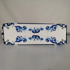 Bolsos de diseñador de lujo, bolsos de diseñador, bolso grande de equipaje de gran tamaño, bolso de mano con diseño de flamenco y flores.