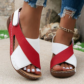 Sandalias de verano para mujer, zapatos suaves y transpirables, zapatos de playa, sandalias elegantes, calzado femenino
