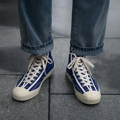 Zapatillas de deporte unisex de lujo de caña alta, zapatos de lona transpirables de corte bajo para mujer, zapatillas informales de talla grande para mujer