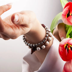 Soul healing bracelets, natural stone hand-woven bracelets, women's men's bracelets. Tibetan style bracelet