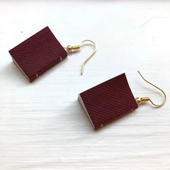 Pendientes de libro de regalo para profesora de moda, joya clásica hecha a mano, joyería de belleza, hermosa declaración de boda, regalo para mujer.