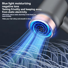 Wireless hair dryer, charging hair dryer, portable for home use in dormitories, negative ion hot and cold hair dryer with1500mAh
