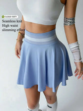 Sports Short Skirt Women Summer Anti-Walk Yoga PantsRrunning Fitness Clothes Quick Dry Breathable High Waist Pleated Skirt