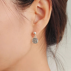 Conjunto de joyería palestina para mujeres y niñas, nuevo, chapado en plata 925, elegante letra "Amor, Paz", pendientes, collar y accesorios.