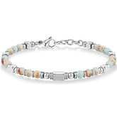 Beaded Bracelets for Women Teen Girls - Silver and Gold Boho Bracelets, Trendy Jewelry Gifts for Lover, Mom, Friends