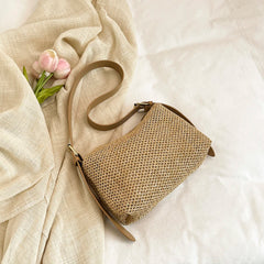 Handbags handbags for women luxury handbags for women Summer niche high sense one shoulder grass woven bag girl 2025