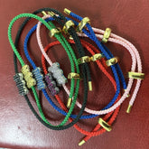 Bracelet for women plated with 18k gold, crystal, zircon, small bear, rope chain, colorful fashion, jewelry, couple gift