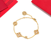 Women's Bracelet 2025 Made Of Gemstone And Zircon Material, Exquisitely Designed With A Stylish Gift Box Packaging