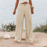 New Pants for Woman Office Elegant Wide Leg Pants for Women High Waist Plare Pants Wide Pants Female Clothes Pantalonede Mujer