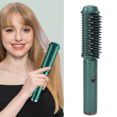 Electric Hair Brush Straightener Heating Combs Women Hair Styler Curling Iron Fast Hot Comb Heating Curler Hair Caring Tool