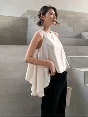 Women's Blouse Tops 2025 New Fashion Summer Shirts For Women Casuals Chic Ladies Elegant Tank Top