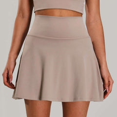 Yoga Short Skirt with Pocket Women High Waist Sports Short Skirt Lined Shorts Fitness Quick Dry Running Sport Golf Tennis Skirts