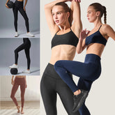 Women Fitness wear 7/8 High-Waist High Waisted Legging Elastic Slim Yoga Pants Air Lift Intrigue Bra Sleeveless Crop Top Back