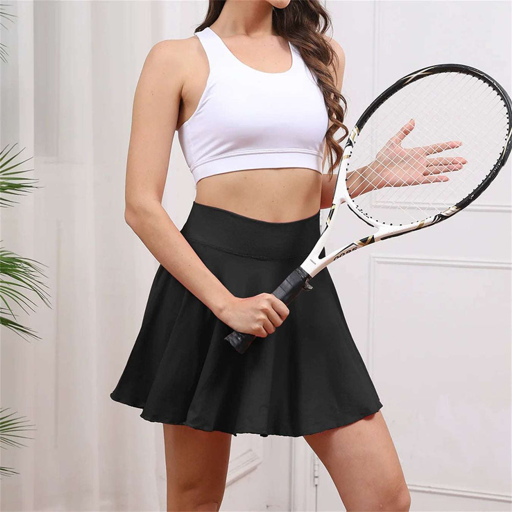 Tennis skirt Women's yoga badminton pleated skirt fitness shorts running anti-slip yoga skirt