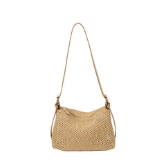 Handbags handbags for women luxury handbags for women Summer niche high sense one shoulder grass woven bag girl 2025