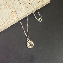 Conjunto de joyería palestina para mujeres y niñas, nuevo, chapado en plata 925, elegante letra "Amor, Paz", pendientes, collar y accesorios.