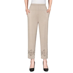 Summer Womens cropped pants For Women Hollow Out Pantalon Femme High Waist Black Short Trousers Casual Baggy Pants