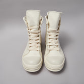 Rome Luxury Designer High-top Canvas Casual Men Shoes Shoes O-Wen Casual Women Sneakers Lace-up Zipper O-Wens Women Ankle Boots