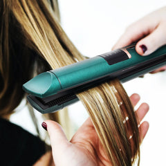 Wireless Charging Hair Straightener Curler Portable Mini USB Cordless Compact Travel Size Gold Adjustable Lightweight for Women