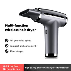 Wireless Hair Dryer Multifunctional Dust Blower Barbecue Carbon Blowing Small Air Gun Art Joint Examination Portable Hair Dryer