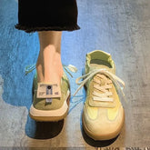 Zapatillas planas para mujer, calzado deportivo para mujer, zapatos con cordones de lujo, en oferta, urbanas, jóvenes, en oferta y a bajo precio, ligeras, nuevas en primavera.