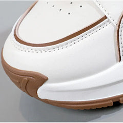 Zapatos vulcanizados de plataforma para mujer, zapatillas transpirables con cordones, informales, clásicos y gruesos