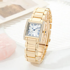New Fashion Roman Scale Women Watches Luxury Ladies Wristwatch Quartz Watch Rhinestone Men Women Watches Relogio Feminino Clocks