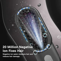 Wireless Straight Curling Hair Comb Heating Negative Ion Hair Straightener Rechargeable Anti-scalding Electric Hair Care Brushes