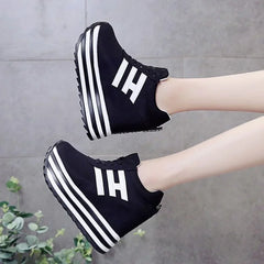 Women's Sneakers Breathable Outdoor Sports Shoes Woman Mesh Casual Shoes Pink Lace-Up Ladies Shoes 2025 Fashion Female Sneakers