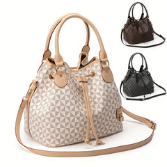 Bolsos de mano para mujer, bolsos de hombro estilo hobo de moda con correa de hombro ajustable, bolso tipo cubo