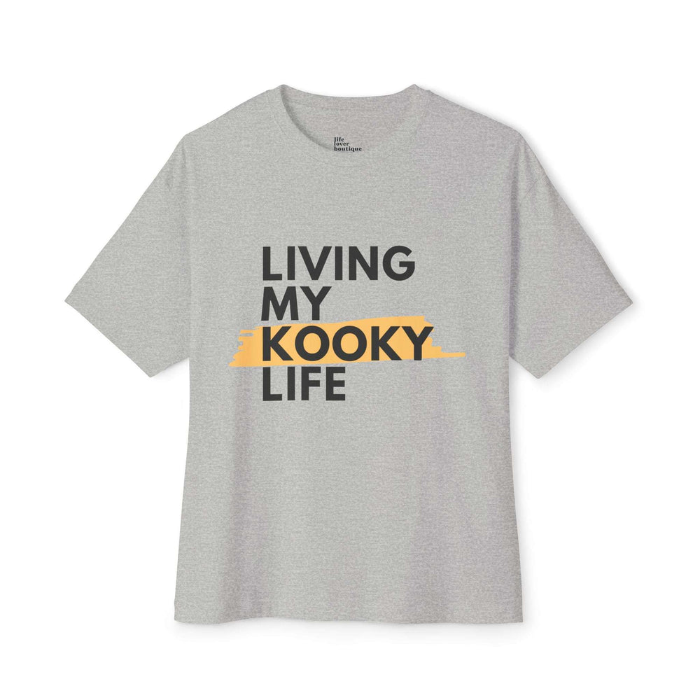 Kooky Life Oversized Tee, Casual Streetwear, Fun Graphic Shirt, Unisex T-Shirt, Everyday Wear, Gift for Friends