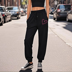 Womens Pants Versatile Casual Fashion Autumn Winter Soft Joggers Fitness Sweatpants Comfortable Trousers Women Baggy Pants Woman