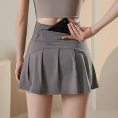 Women Tennis Skirt High Waist Shorts in Skirt Sports Skirt Gym Shorts Fitness Yoga Skirt Running Sport Skirts Golf Wear Skirt