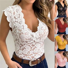 Tops de verano para mujer, cárdigan de encaje de ganchillo sexy, informal, de color sólido, tendencia, top de encaje calado para damas