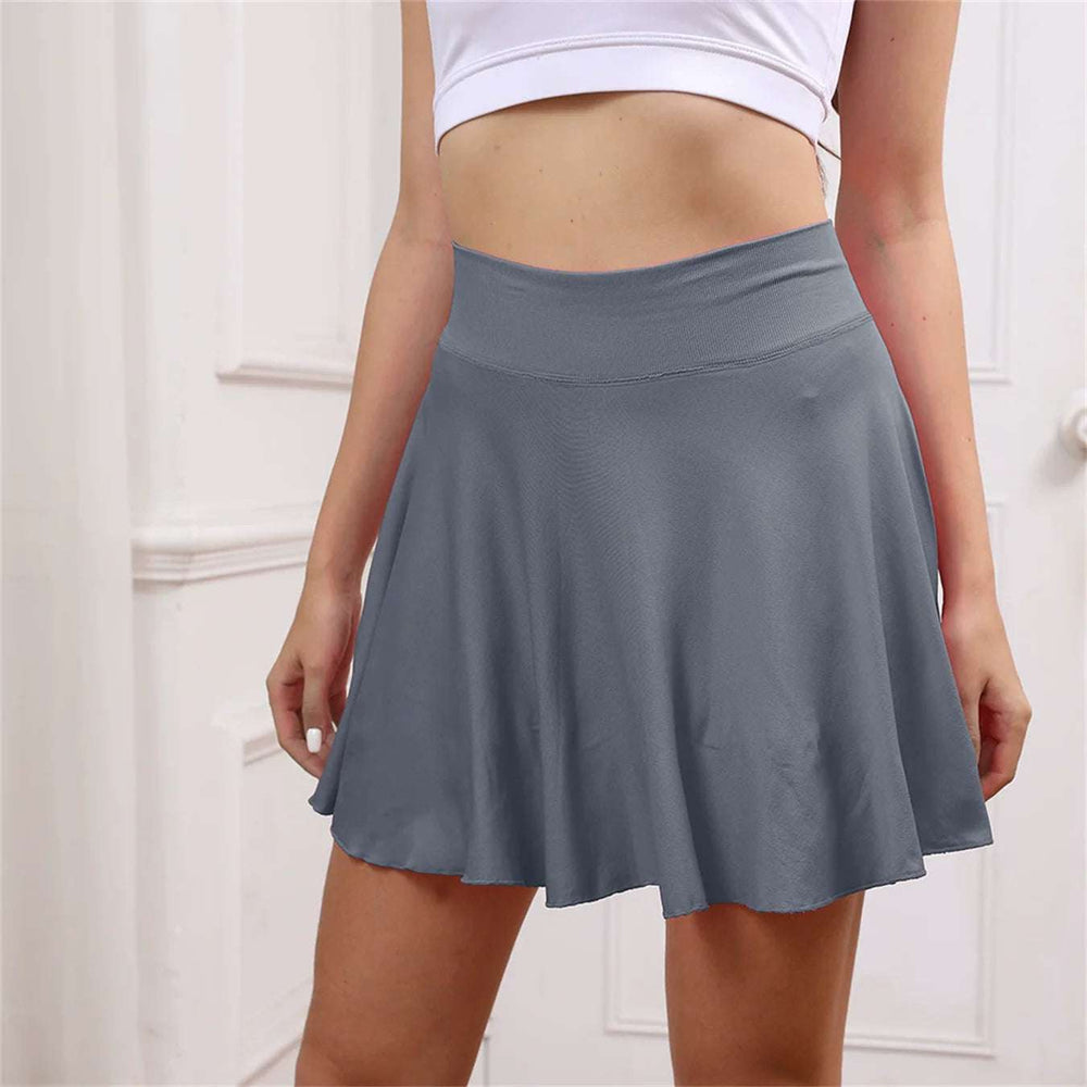 Tennis skirt Women's yoga badminton pleated skirt fitness shorts running anti-slip yoga skirt