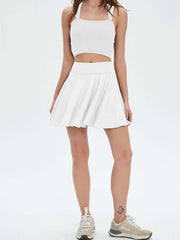 Tennis skirt Women's yoga badminton pleated skirt fitness shorts running anti-slip yoga skirt