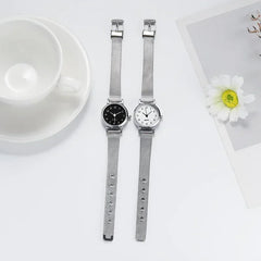 Relojes de pulsera de plata pequeños para mujer, relojes de pulsera para mujer, relojes de moda para mujer, reloj automático 