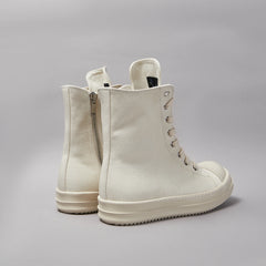 Zapatos casuales de lona de diseño de lujo de Roma para hombre y mujer, zapatillas deportivas informales con cordones y cremallera, botines O-Wens. 
