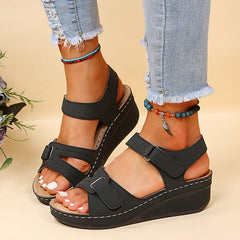 Sandalias de verano para mujer, estilo retro, cómodas, antideslizantes, para fiesta 