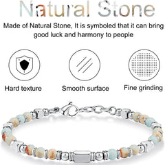 Pulseras de cuentas para mujeres y adolescentes: pulseras bohemias de plata y oro, regalos de joyería de moda para pareja, mamá y amigas. 