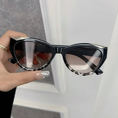 Designer Cat Eye Sunglasses Women Men Vintage Brand Gradient Sun Glasses Female Male Small Frame Retro Oculos De Sol