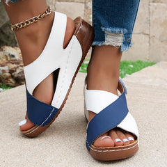 Sandalias de verano para mujer, sandalias de fiesta para mujer, sandalias de exterior para mujer, zapatos de cuña para caminar, sandalias de playa para mujer, calzado para mujer 