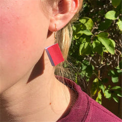 Fashion Teacher Gift Book Earrings Jewel Classical Handmade Loveliness Jewellery Gorgeous Wedding Statement Women for Her Gift