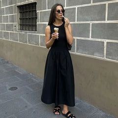 Vestidos de verano para mujer 2025, nuevos, elegantes, ajustados, sencillos, para vacaciones, de calle, cómodos y juveniles. 
