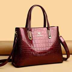 Bolso de mano para mujer 2025, nuevo bolso de moda para madres de mediana edad y mayores, bolso de hombro de gran capacidad, bandolera. 
